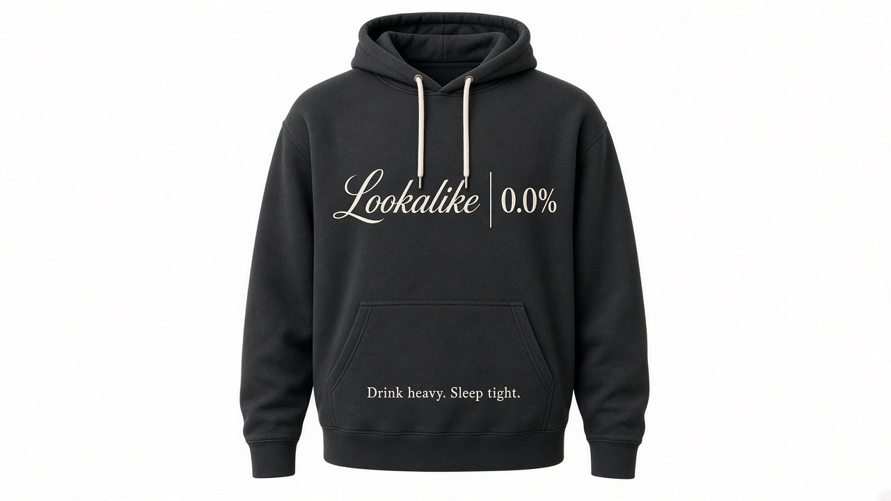 Hoodie Charcoal Slogan